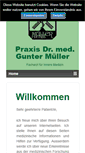 Mobile Screenshot of dr-gunter-mueller.de