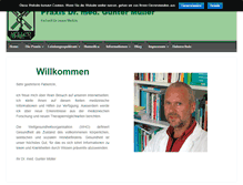 Tablet Screenshot of dr-gunter-mueller.de